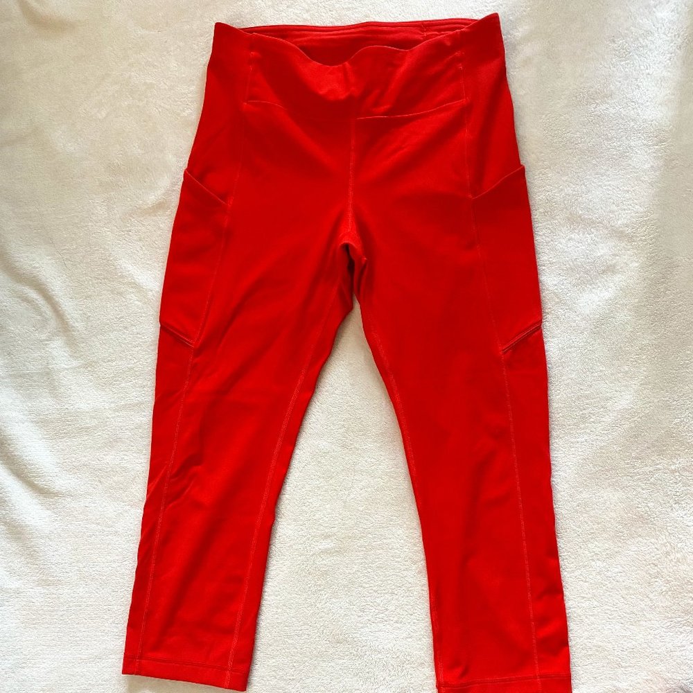 LULULEMON  SPEED UP CROP (BURNT ORANGE)